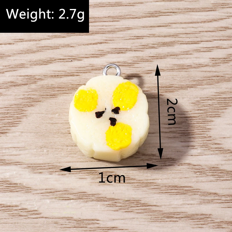 Tusember 10 Stück niedliche Frucht-Cartoon-Erdbeer-Charms für handgefertigte Ohrringe, Armbänder, Halsketten, Schmuckherstellung, Zubehör – Detail 14