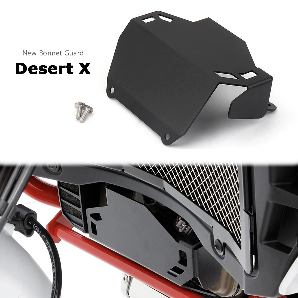 New Motorcycle Accessories Metal Black Engine Protection grille Valve Cover For Ducati Desert X DesertX DESERT X