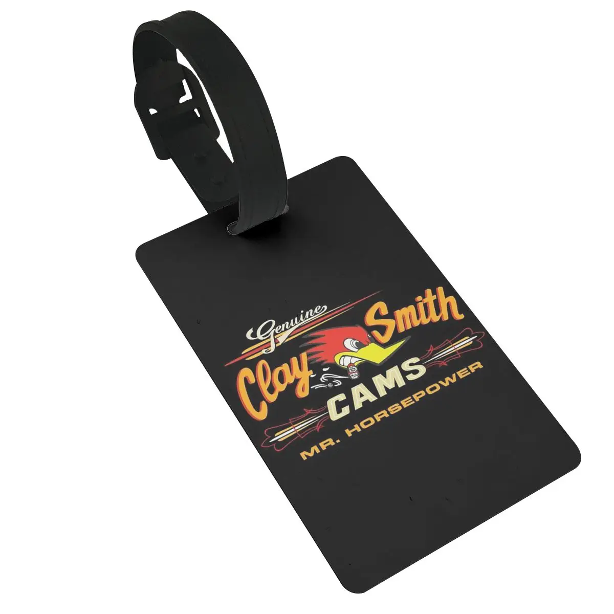 Made In The USA Street Mr.Horsepower Clay Smith Cams Luggage Tags Suitcase Baggage Boarding Tag Label Holder ID Name Address