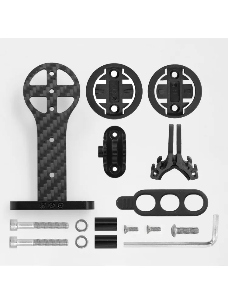 AliExpress kocevlo KOCEVLO 3K Carbon Bicycle Computer Mount Bike Stem Extender Handlebar Torch Holder Cycling Camera Mount