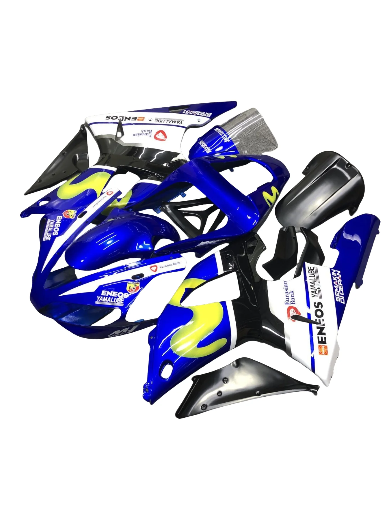 Plastic Fairings for YZF1000 R1 2001 YZFR1 Full Body Kits 2000 for YAMAHA YZFR1 Body Kits 2000 - 2001 Yellow White blue