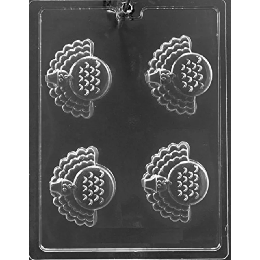 

T044 Thanksgiving Turkey Ce Chocolate Candy Soap Mold with Exclusive Molding Instructions