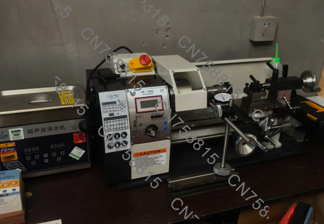 WM210 Mini Metal Lathe 38mm Spindle Hole 125mm Chuck Engraving Cutting Machine Tool Optional，1100W 400 600 800mm Brushless Motor