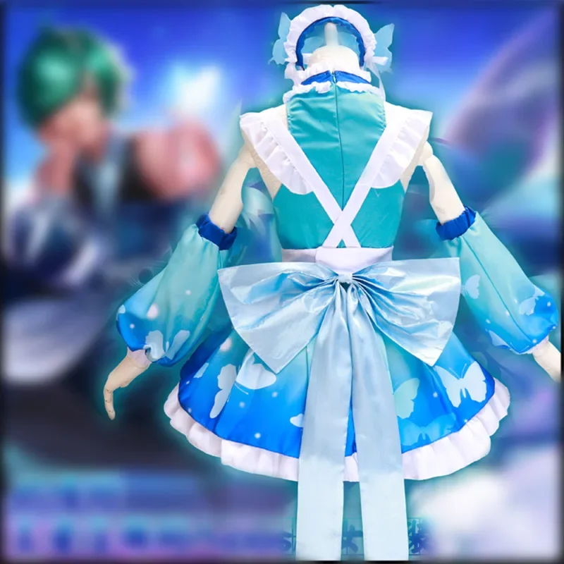 Game King Of Glory Cosplay ZhuangZhou Maid Costume