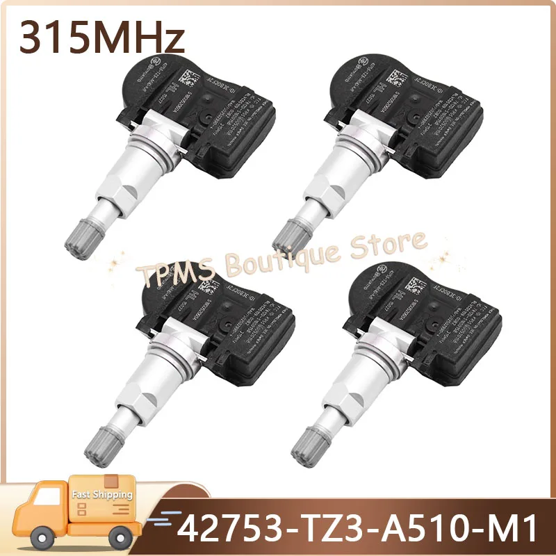 

4 шт. 315 МГц 42753-TZ3-A510-M1 TPMS датчик контроля давления в шинах для Acura ILX MDX RDX TLX