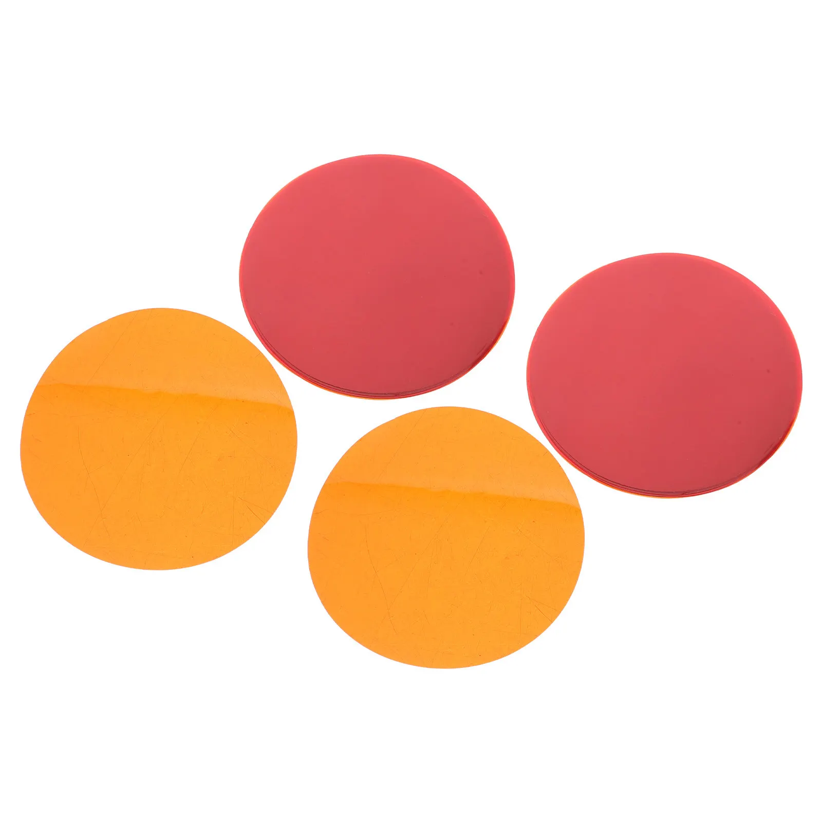 LED Color Filter Gel Sheets 50 Pack 2 Inch Warm Light Diffuser Film for Photography Studio Ambient Lighting