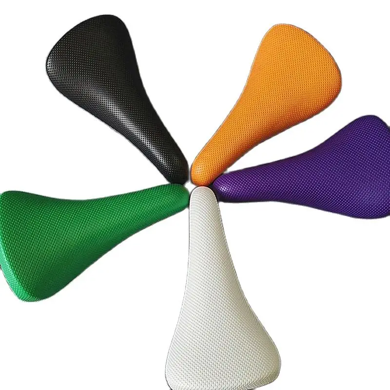 

Разноцветная дополнительная подушка для велосипедного седла с поверхностью из искусственной кожи, винтажная подушка для дорожного велосипеда ручной работы