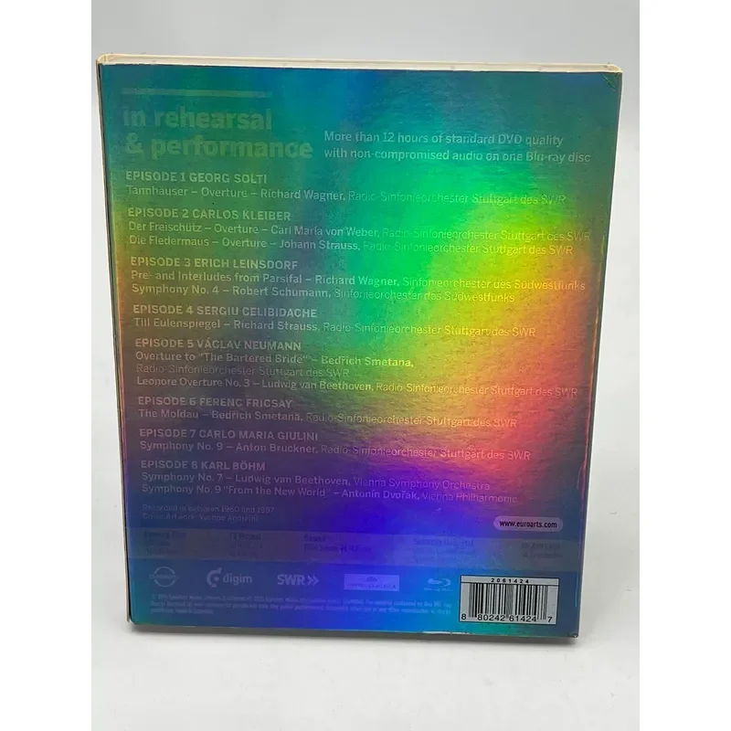 Master Conductor and Orchestra Performance and Rehearsal Volume 1 Chinese Subtitles New Brand Blue