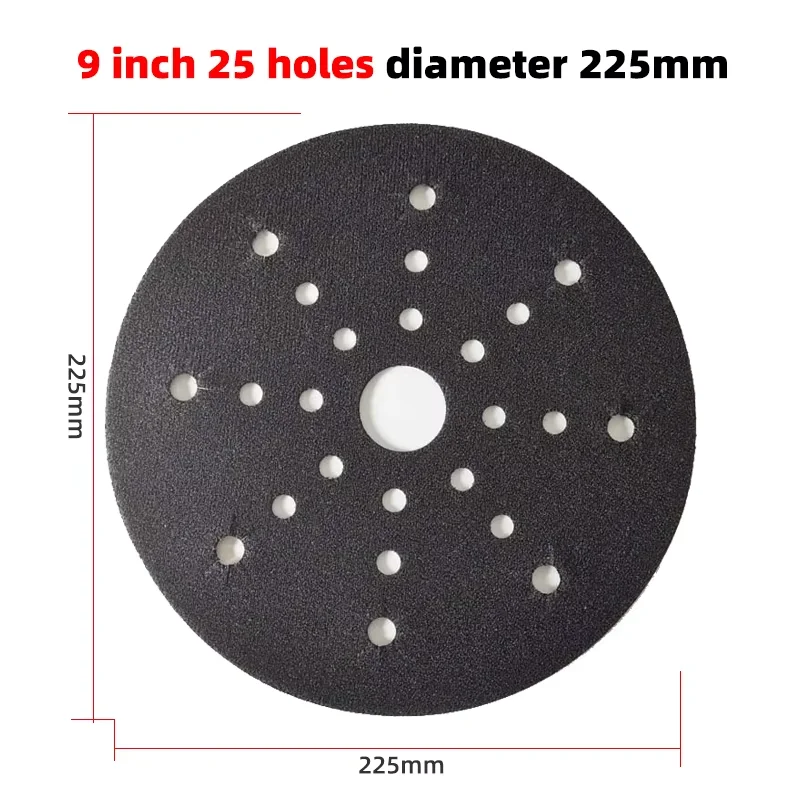 

Финская Мирака, 9 дюймов, 225 мм, аксессуары для защитной накладки для настенной шлифовальной машины, клейкий диск, буферная накладка, толщина 5 мм/3 мм