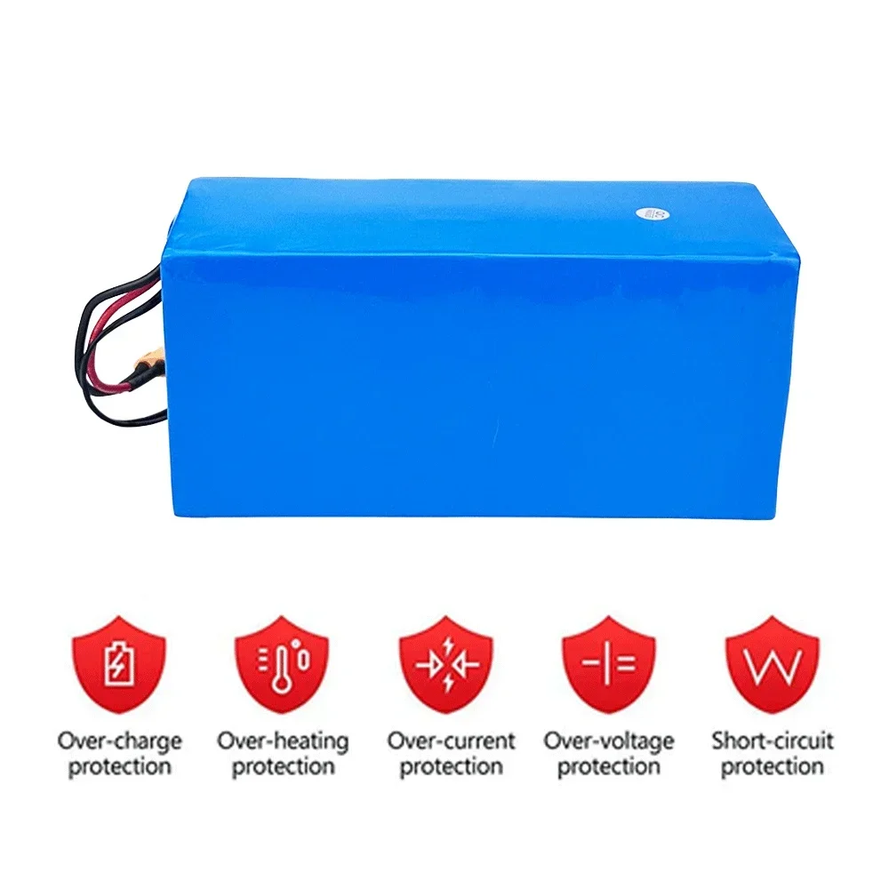 36V 10400mAh 10S4P Lithium Battery 18650 Battery Pack 36V 110Ah Electric Scooter Electric Scooter Battery+42V 2A Charger