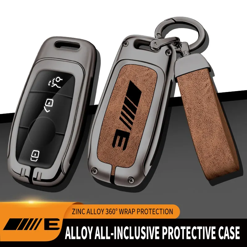 

Zinc Alloy Car Key Case Cover For Mercedes Benz E300 E260 E350 E400 Class Remote Control Protector For Mercedes Benz E Class