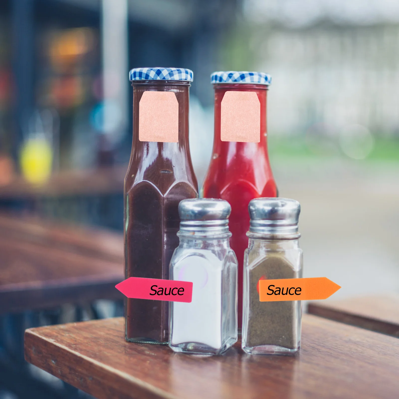 

10Pcs Sticky Memo Notes Waterproof Writable Pet Material Colored Both Sides Foldable Adhesive Index Bookmarker for Office School