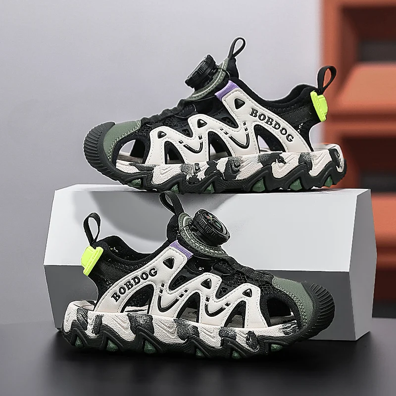 

Children Flat Sandals Beautiful Comfortable Flat Outdoor Sports Sandals for Boys New Soft 2025 New Trendy Sandals for Kids