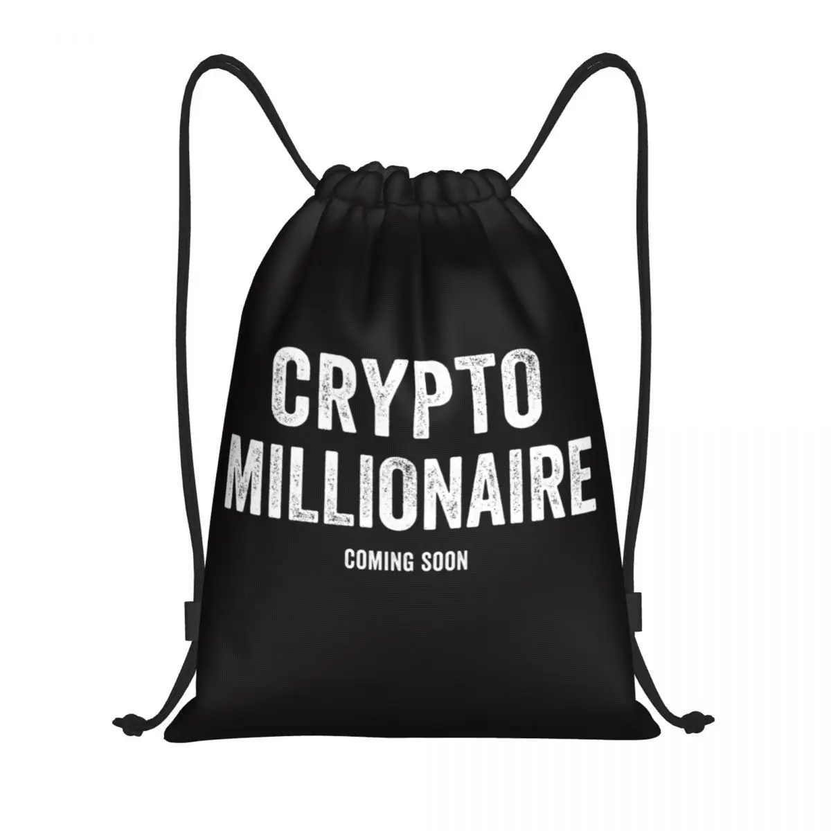 

Crypto Millionaire Drawstring Backpack Bags Lightweight Bitcoin Ethereum Btc Blockchain Gym Sports Sackpack Sacks for Shopping