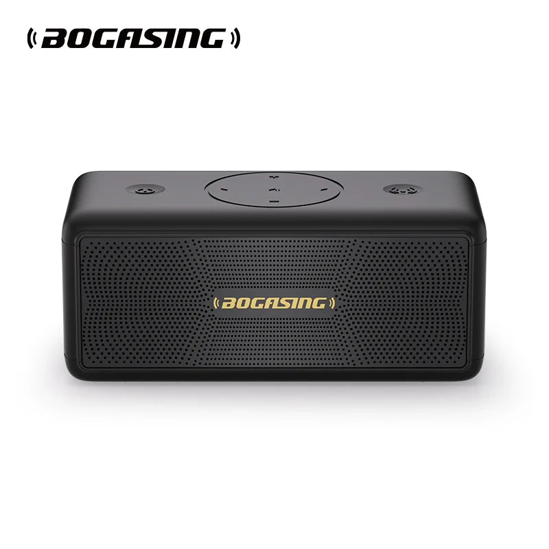 BOGASING M5 블루투스 스피커 40W 블루투스 5.3 무선 스피커 360도 서라운드 사운드, IPX7 방수, 30H 재생 시간 뮤직 박스 휴대용 강력한 인텐시브 베이스 & Hi-Fi 스테레오 사운드, 무선 스피커 박스 블루투스 박스 USB, EQ 야외 사용 