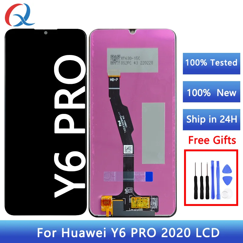 Mobile Phone Lcd for huawei y6 pro 2020 display Touch Screen Digitizer Assembly For huawei Y6 Pro 2020 Lcd screen replacement