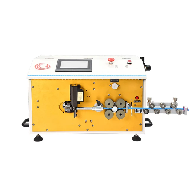 HC-608E3+ZW electrical wire cutting stripping and cable bending machine