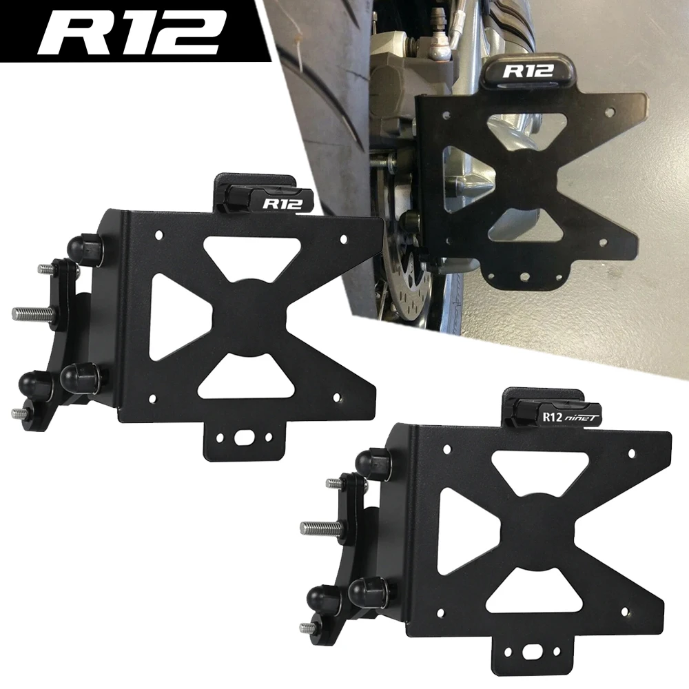 

Motorcycle Accessories Side License Plate Holder Bracket For BMW R12 NineT R 12 Nine T R12S R12 G/S 2024 2025 2026 Tail Tidy Kit