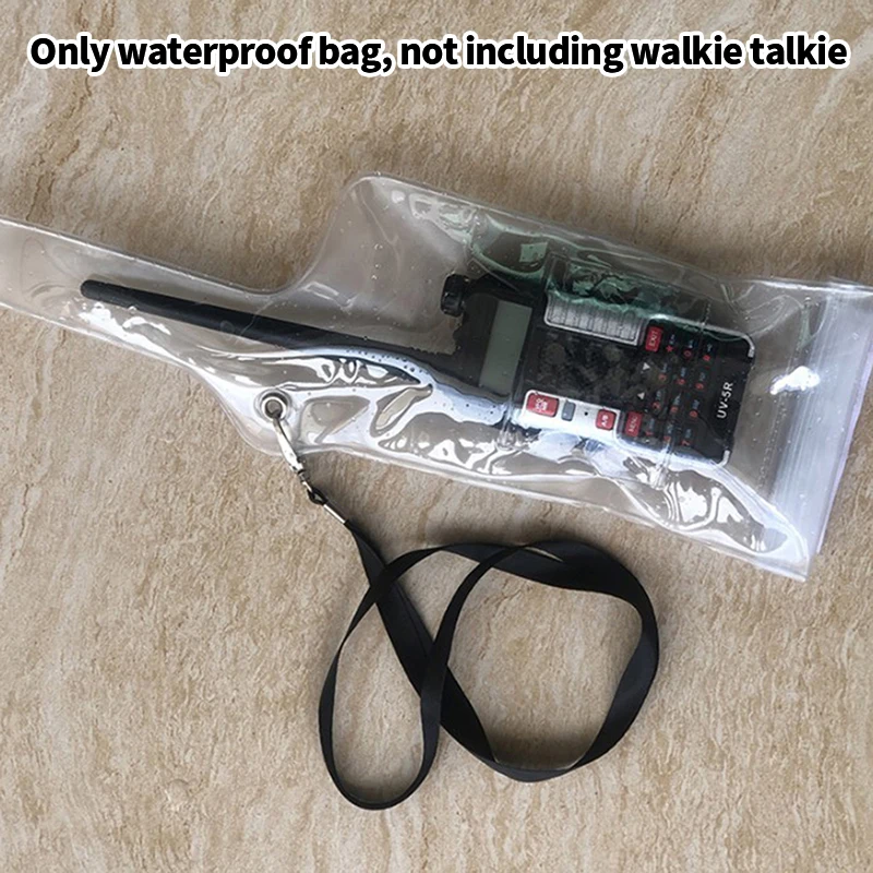 Custodia portatile impermeabile antipioggia per Baofeng Walkie Talkie Copertura protettiva per radio bidirezionali