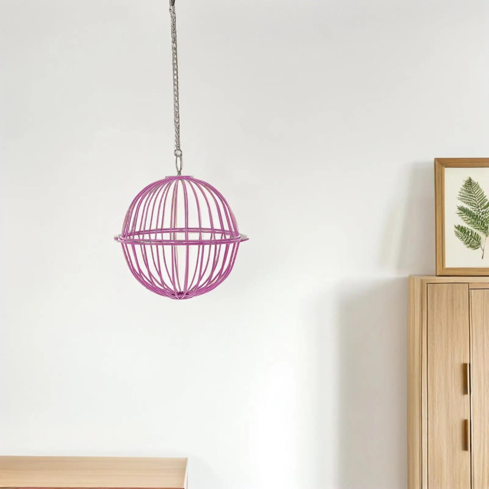 2Pcs Reusable Nesting Holder Hanging Wire Globe Nester for Bird Nest Supplies Hummingbird Nesting Helper Patio Garden Wildlife