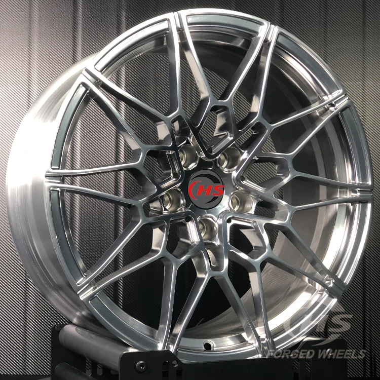 

HS Polished Custom Forged Wheels Rims 5x120 5x112 for BMW M2 F80 F90 E46 E92 M3 M4 F30 G20 G30 G80 330i 340i M340i 540i M550i