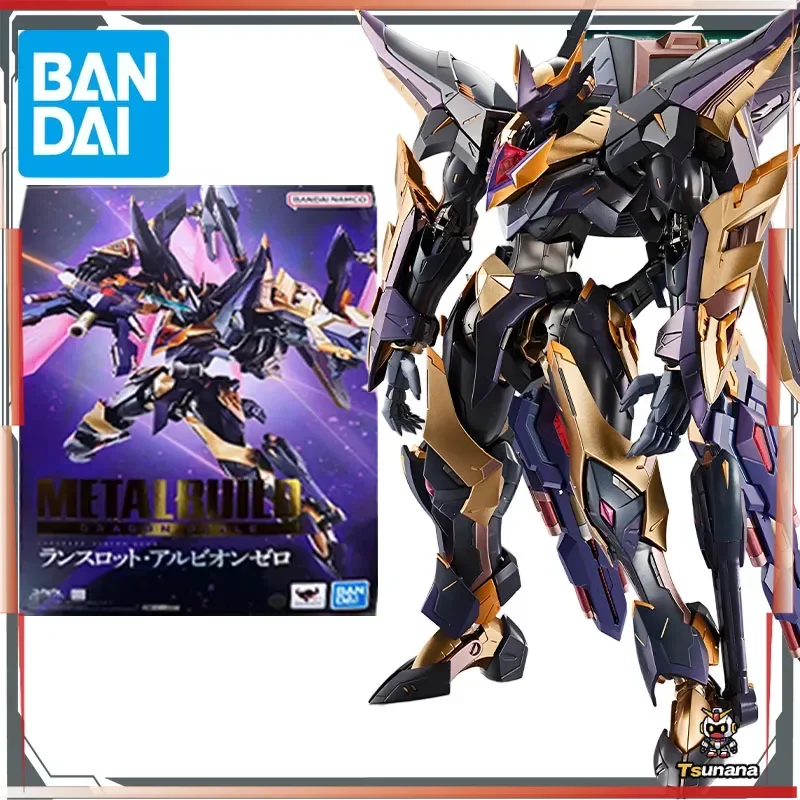 

Bandai Original Mobile Gundam METAL BUILD LANCELOT ALBION ZERO 180mm Anime Action Figures Toys for Boys Gift Model Ornaments