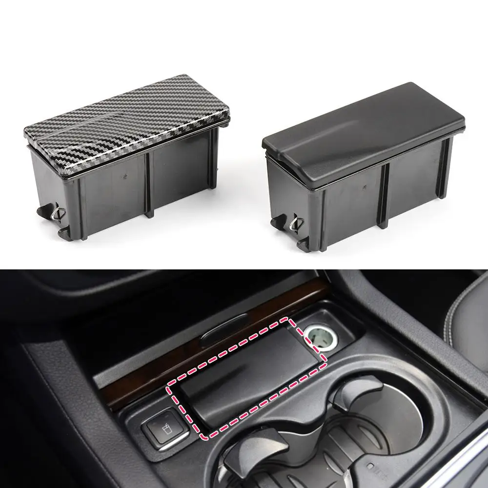Car Front Center Carbon Fiber Console Ashtray Ash Tray For Mercedes Benz ML GL GLE W166 W292 1668100330 2012-2015