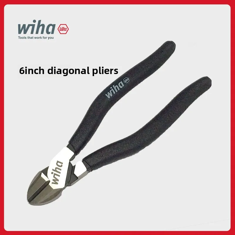 

Немецкие 6-дюймовые диагональные кусачки Wiha Black Forest из высокоуглеродистой стали 45322