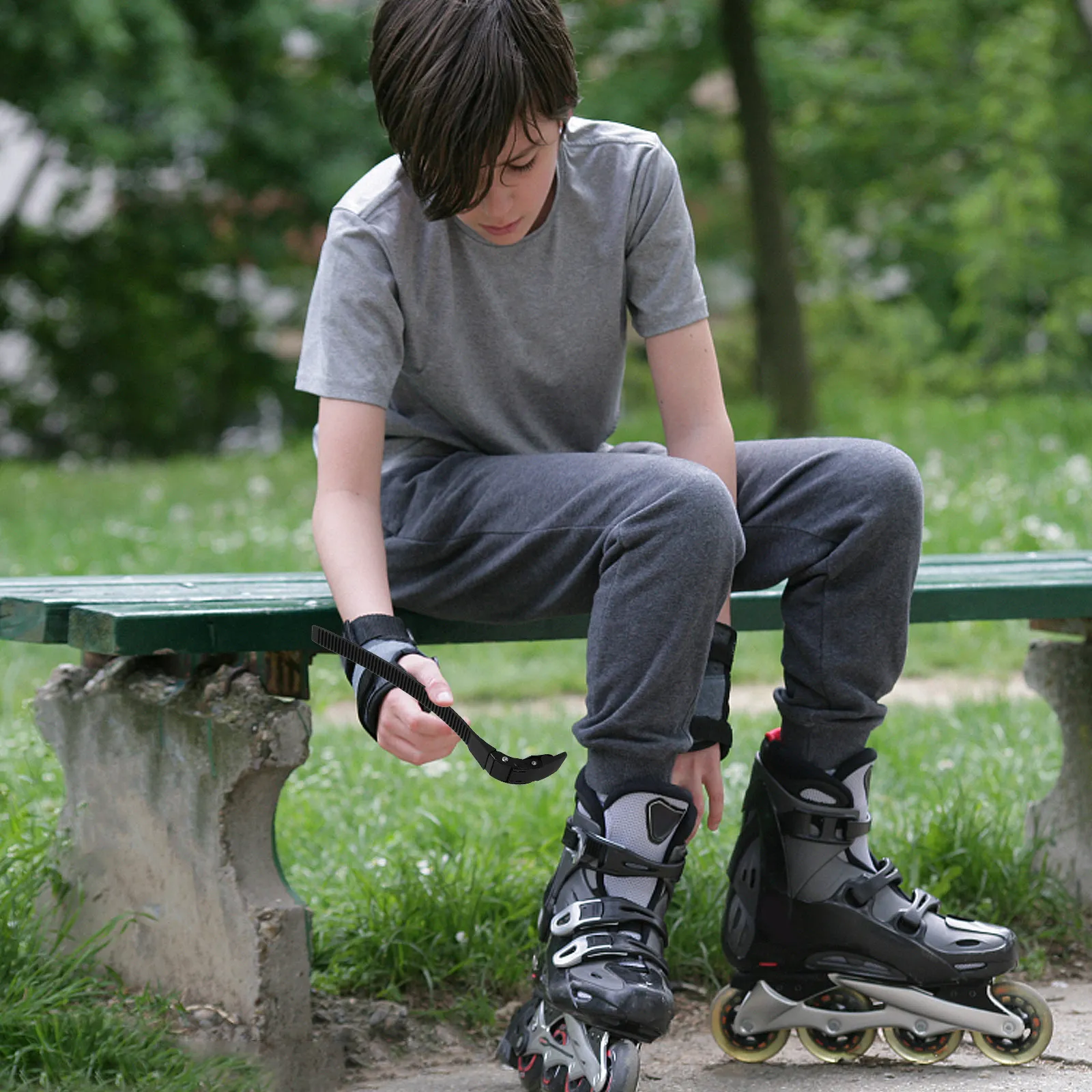 

2 Sets Roller Skates Strap Adjustable Buckle for Skate Shoes Replacement Belts Tightening Tools Long Service Life Stable Fix