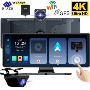 Android Touchscreen Dashcam, 10,26 Zoll, 4K, CarPlay, GPS, WLAN, Anwendungssteuerung, Nachtsicht, Aux, Bluetooth, FM, Car DVR, Black Box 24H 8 Hauptverkaufsladungsbilanz - №2