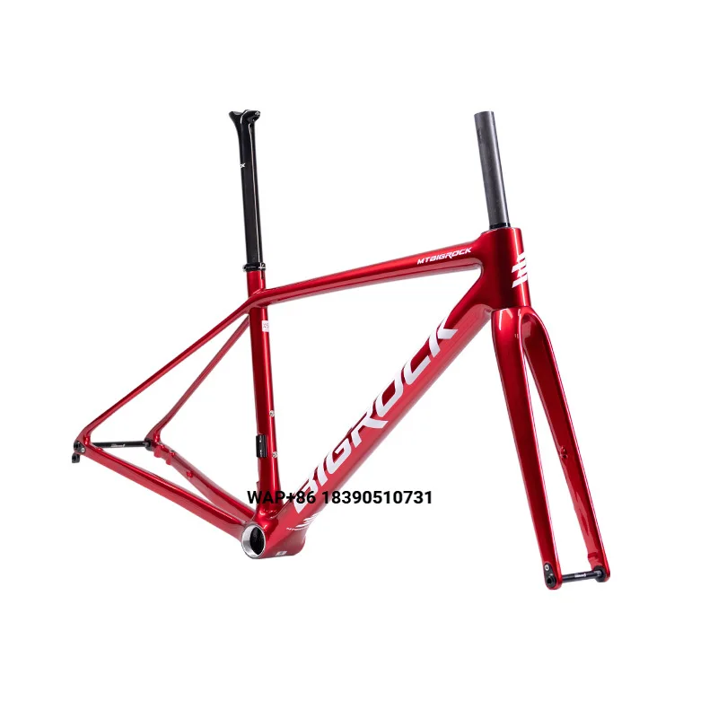 UCI Approve  Light Carbon Road Frame T1000 High Modulus Climbing Frameset OEM/ODM Professional Frame