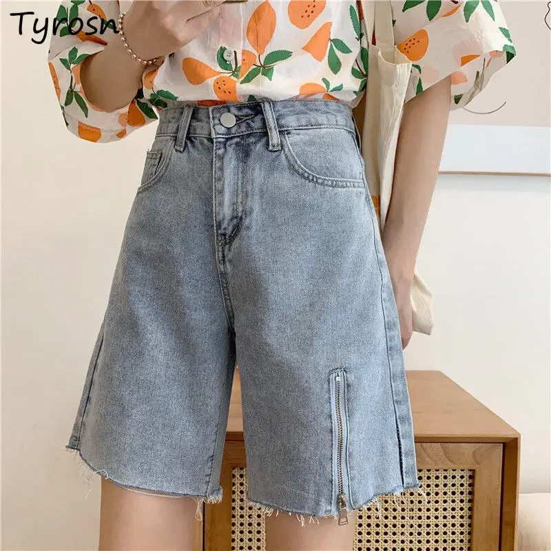 

Джинсовые шорты женские на молнии винтажные модные шикарные с меховой подкладкой и высокой талией свободные 5XL в корейском стиле повседневная летняя новая одежда в стиле Харадзюку