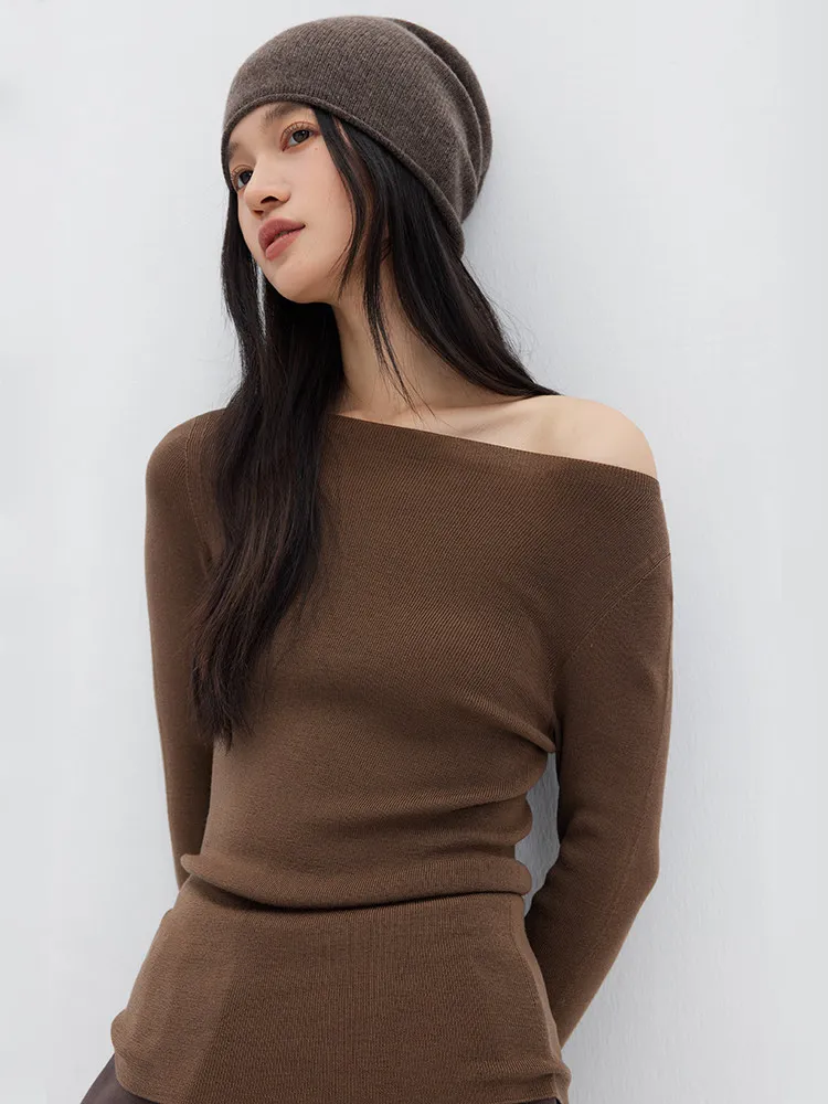 Muse is coming! Island Seamless 18-pin German BY120s OTW wool one-neck knitted bottoming shirt