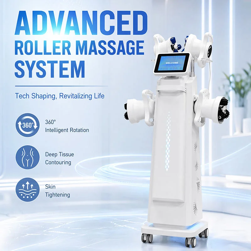 Popular New 2026 Big Lymphatic Drainage Muscle Soreness Relief Body Slimming Waist Roller Machine Fitness Leg Massage Chair