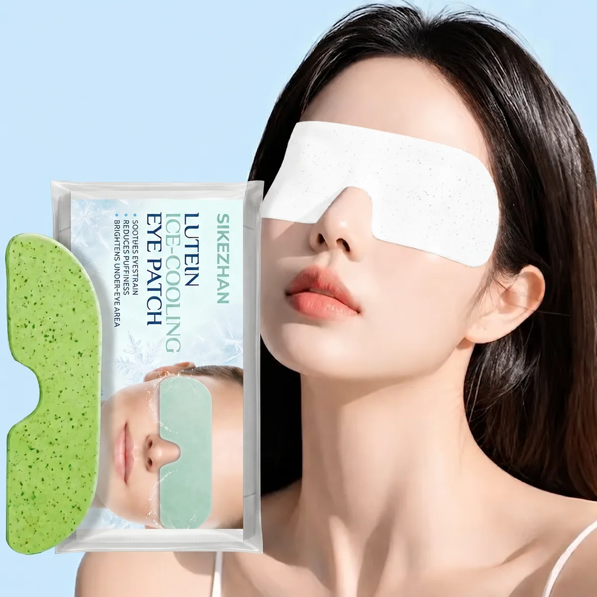 SIKEZHAN Lutein Cooling Eye Mask—an eye mask that soothes, protects, and provides a cooling sensation, making it an ideal choice
