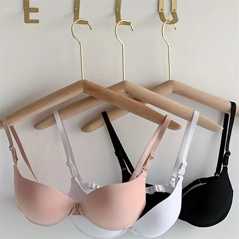 3pcs Seamless Bra Sexy Lingerie Push up For Women B Cup Push Up Underwear Gather Front Closure Female Brassiere Small Bust Intim