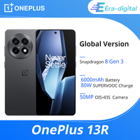 OnePlus 13R Smartphone 5G 12GB+256GB,Snapdragon 8 Gen 3 Android 15,6.78 inches 120 Hz Display 2780*1264 Resolution,50MP OIS+EIS Camera,Bluetooth 5.4,NFC,Wi-Fi 7,GPS