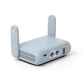 GL.iNet GL-MT3000 (Beryl AX) Wi-Fi 6 Wireless Travel Gigabit Router, Connect Public & Hote