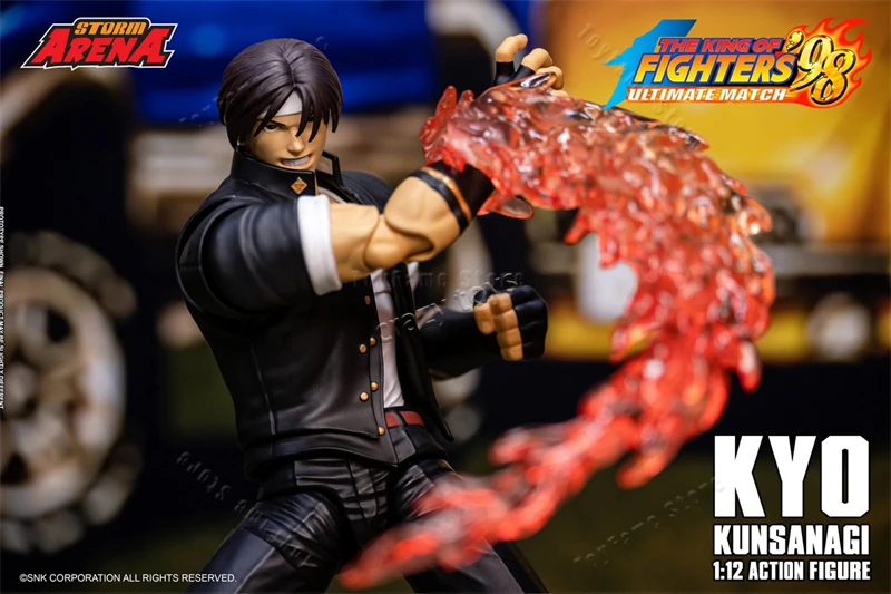 

In Stock Storm Toys Arena KOF King of Fighters 98 Ultimate KFSA03 Kyo Naginata 1/12 Action Model Figure Toy Gift