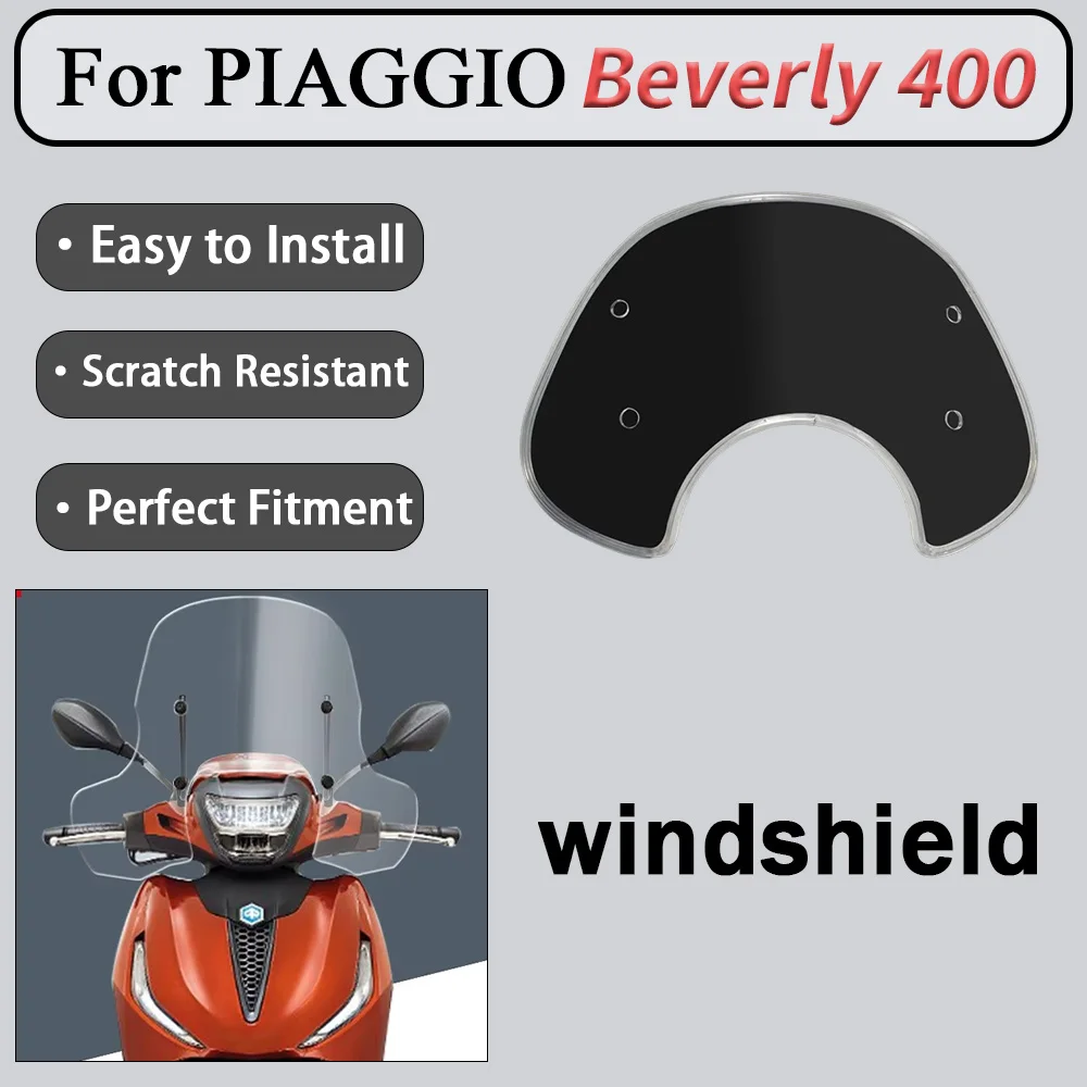 For PIAGGIO Beverley 400BV400 windshield mirror, front handguard windshield, original factory model