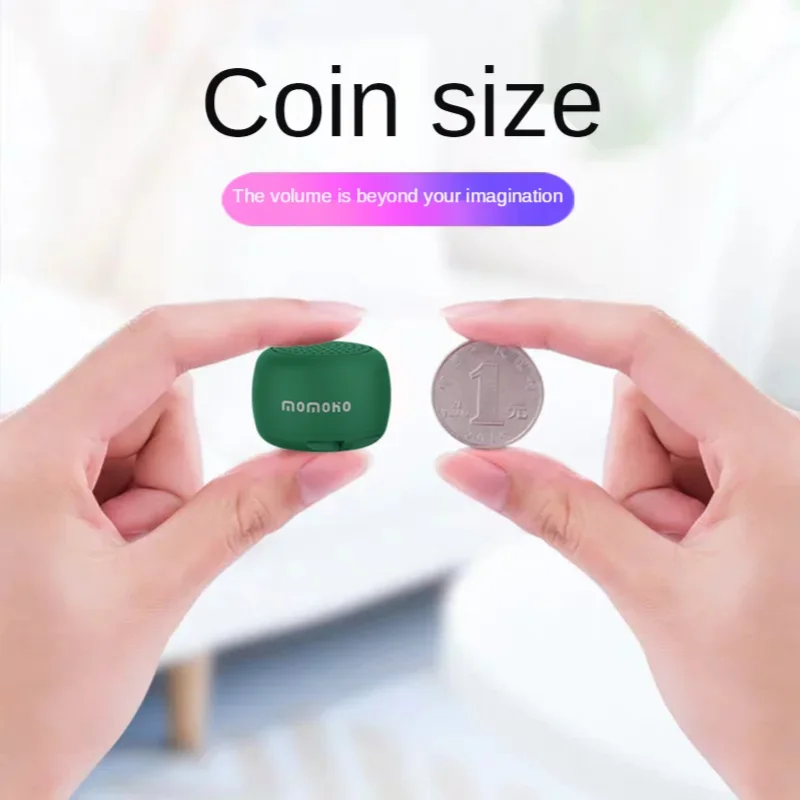 مكبر صوت بلوتوث لاسلكي صغير بصوت عالٍ، بث دفع صوتي للهاتف المحمول