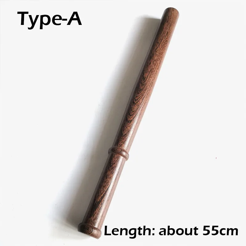 55CM Sandalwood Fitness Massage Stick, EDC Portable Tool Outdoor Safety Supplies