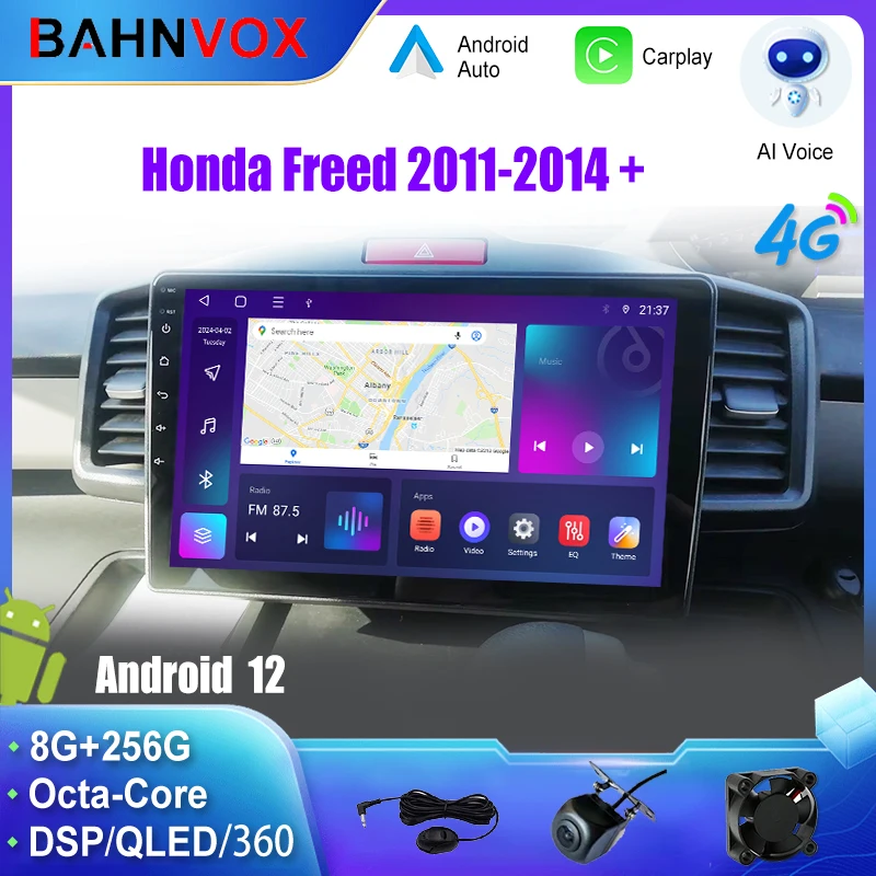 

10.1'' Android 12.0 Car Radio for Honda Freed 2011-2014 GPS Navigation Multimedia Player Carplay Stereo Head Unit