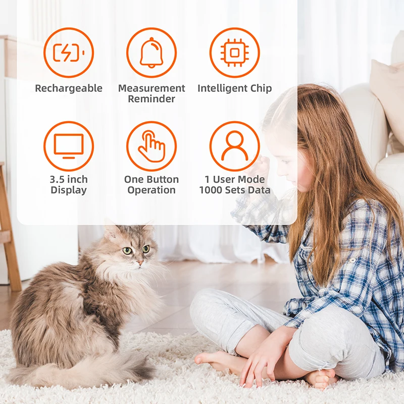 Silent Pet Blood Pressure Monitor Home Pet Painless Blood Pressure Monitor Blood Pressure Monitoring Equipment Designed for Pets