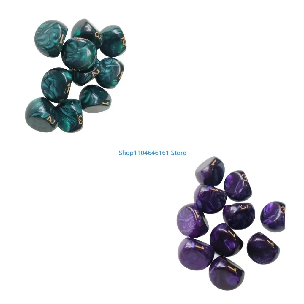 

Compacts 3 Face Dices Безопасные нетоксичные акриловые дисы для обучения по математике и казино