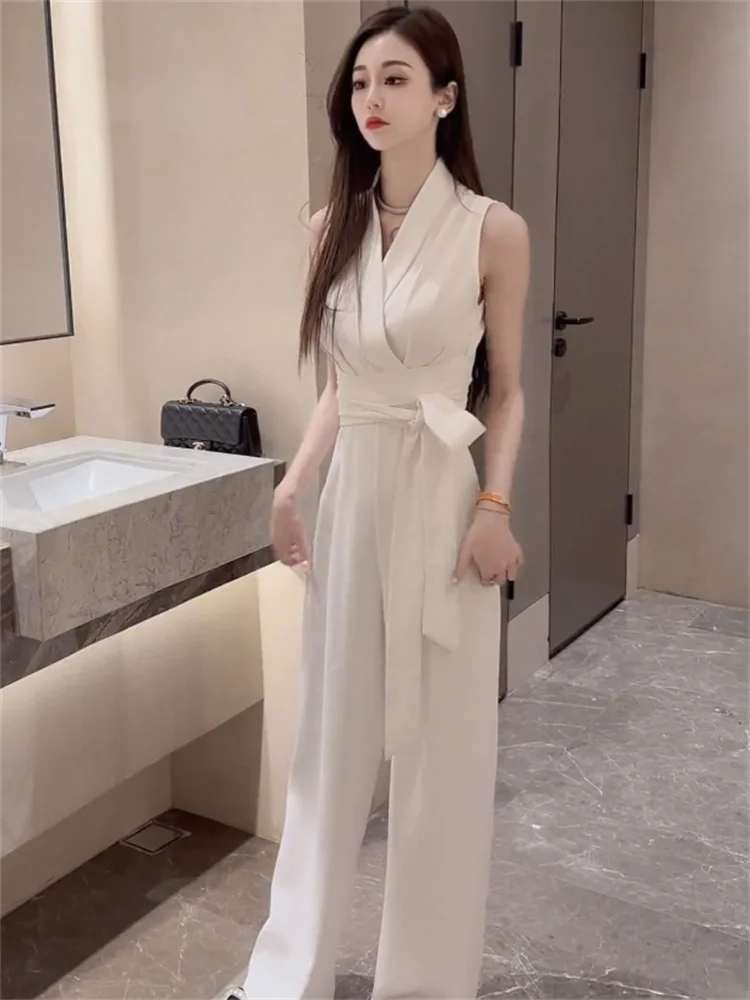 

Ele Slim Fit Commuter Sle, простой цельный женский модный костюм лето 2025 года для уличной одежды