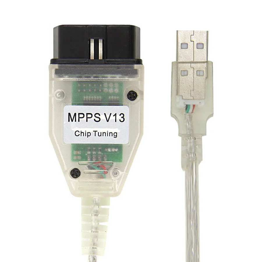 2024 Newst MPPS V13.02 V13 K CAN Flasher Chip Tuning ECU Programmer MPPS V13 OBD2 16Pin To USB Interface Auto Diagnostic Cable