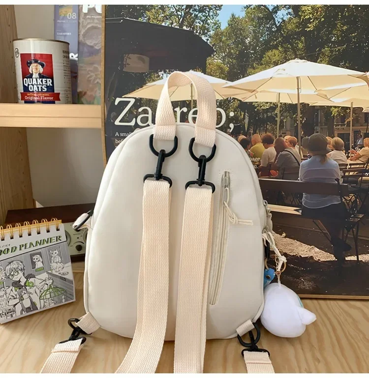 Zigui Backpack Korean Style Summer Cute Clear New Ins Travel Shopping Rucksacks Girls White Sheep Bag