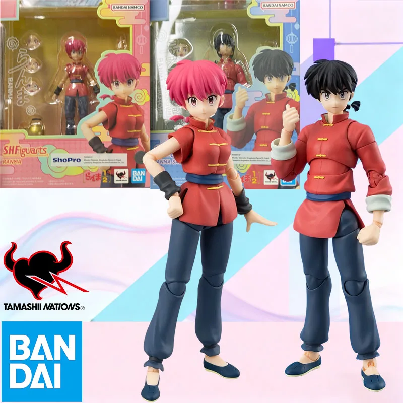 

2026 Bandai S.H.Figuarts Ranma 1/2 Saotome Ranma: Фигурка с подвижными суставами, сменными выражениями лица и запястьями