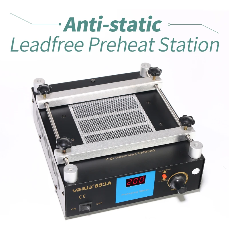 YIHUA 853A Anti Static Bga Rework Station Mobile Phone Preheat Station